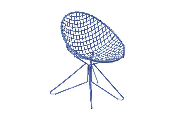 Com estrutura de ferro, a Cadeira Fun (81,5 x 62,5 x 60 cm) é a opção perfeita para alegrar a decoração. Butzke, R$ 622