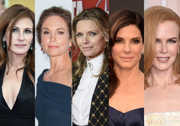 Julia Roberts, Diane Lane, Michelle Pfeiffer, Sandra Bullock e Nicole Kidman (Foto: Getty Images)