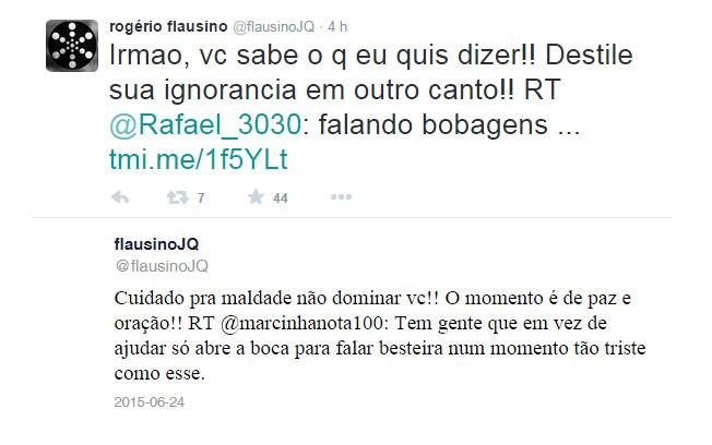Rogério Flausino respondeu críticas feitas ao seu comentário depois da morte do sertanejo Cristiano Araújo. Veja outros famosos que responderam críticas