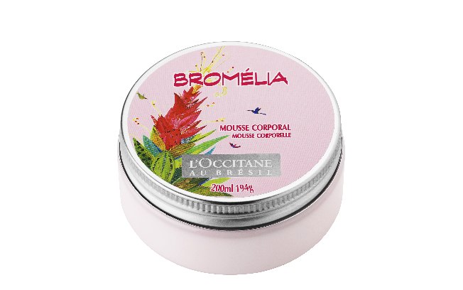 Mousse desodorante corporal da linha Bromélia (L'Occitane au Brésil). R$ 65 (200 ml)