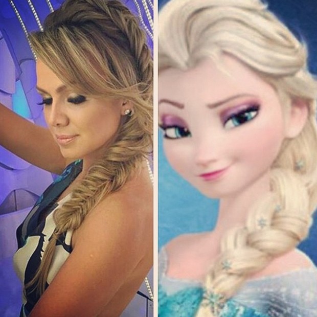 Eliana e a princesa Elsa (Foto: Reprodução/Instagram)